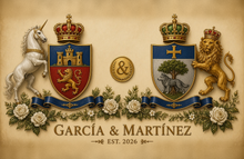 
Load image into Gallery viewer, Anniversary Dual sample page 1 — García &amp; Martínez united arms — garcia martinez arms — Herald Lab