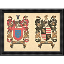 Load image into Gallery viewer, Single or Double Coat of Arms - Size:  8 1/2 x 11"   CM 21.5 x 28